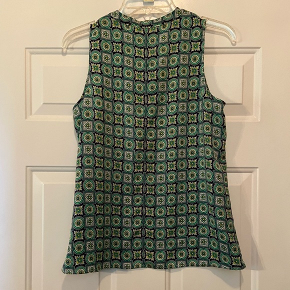 J. CREW-CUTE GREEN & BLUE TOP WITH BUTTONS SIZE 6 - Picture 7 of 9